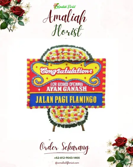 Sewa Papan Bunga Gedung Kompas Gramedia Jakarta Barat